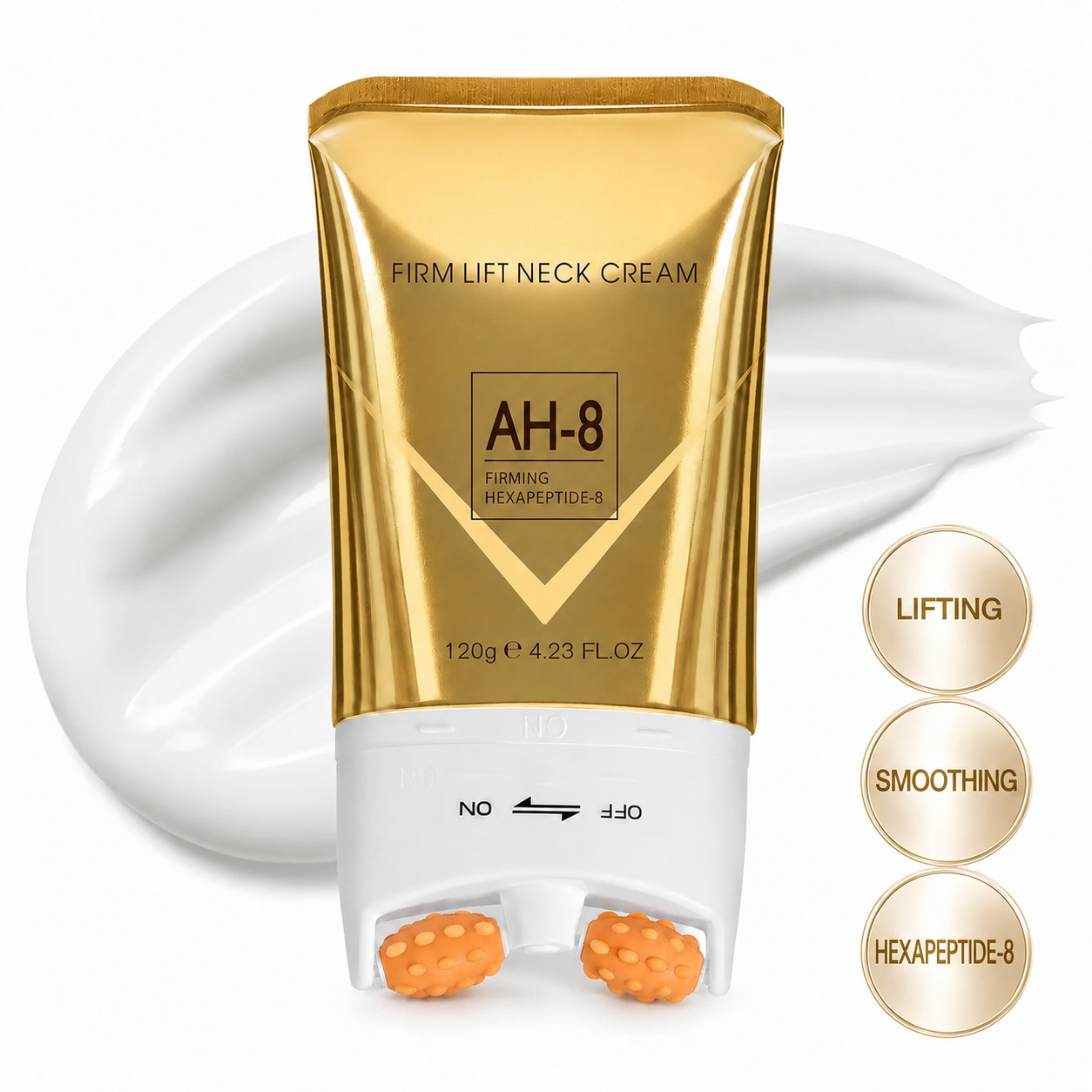 Skin Firming Cream With Massage Roller